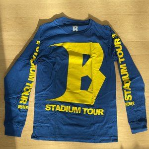Justin Bieber Stadium Tour L/S Shirt (Size M)